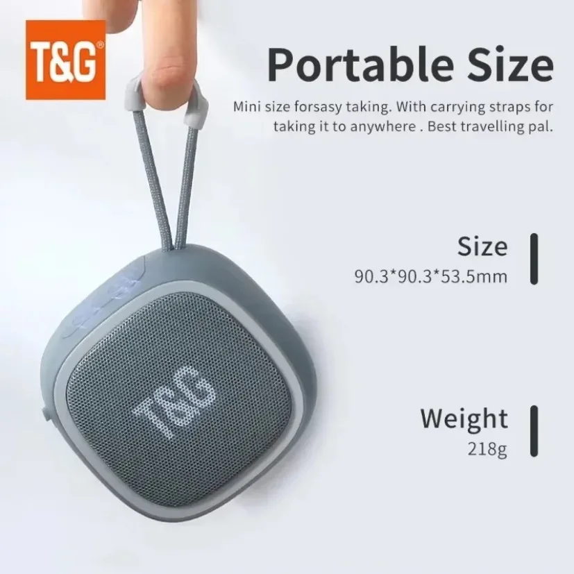 Bluetooth Speaker Waterproof - จักรยานกลางแจ้งขี่ TG659 T&G ลําโพงบลูทูธแบบพกพาไร้สาย Mini Bass