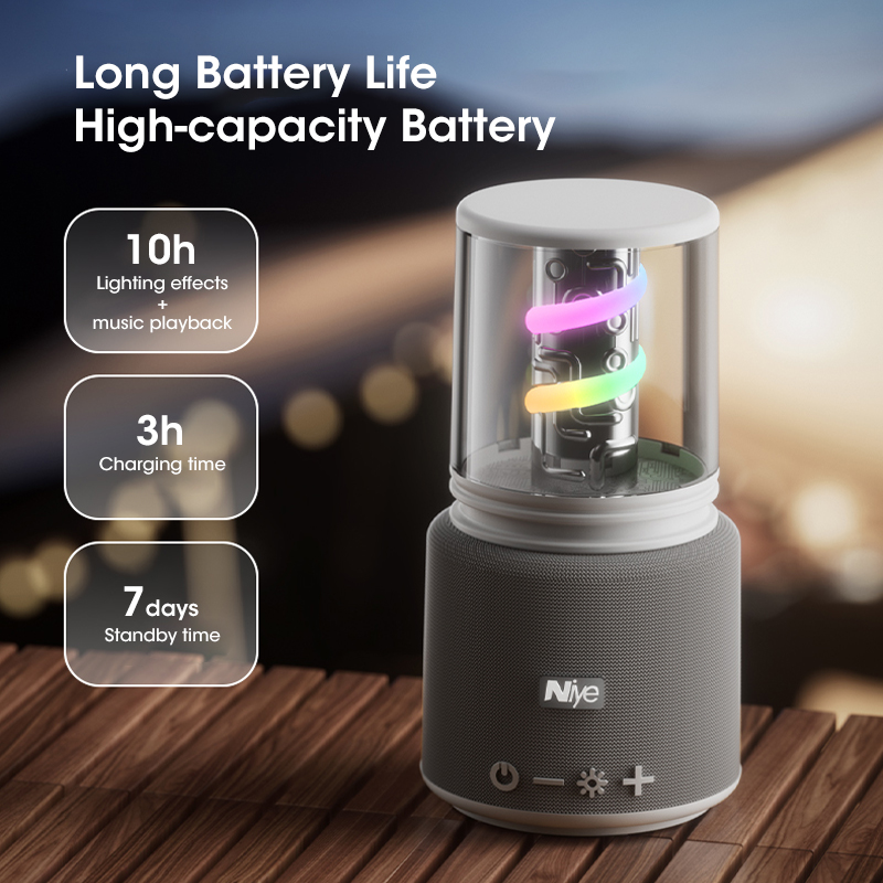 Bluetooth Speaker Waterproof - ลำโพงบลูทูธไร้สาย 5.3 แบบพกพา กันน้ำ เสียงไฮไฟ เบสหนัก