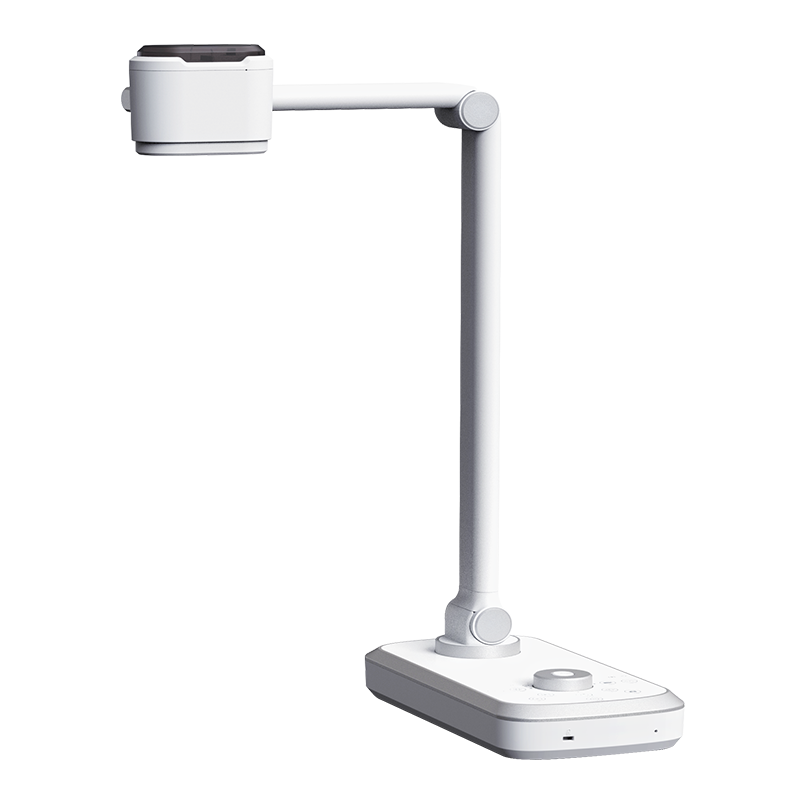 Document Camera Visualizer - เครื่องฉายภาพแบบพกพา รุ่นใหม่ V80 ความละเอียด 4K กล้องถ่ายเอกสาร