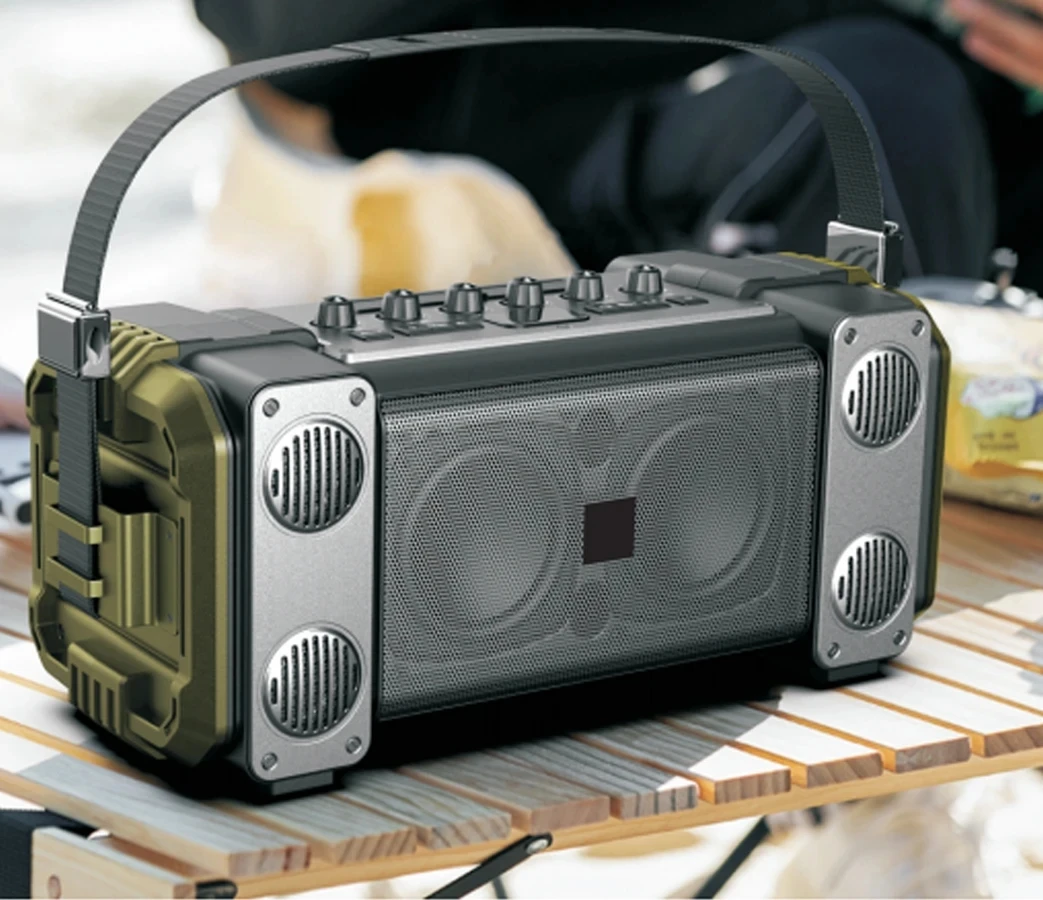Bluetooth Speaker Waterproof - ลำโพงซับวูฟเฟอร์ S1032 300W แบบชาร์จได้ สำหรับงานปาร์ตี้กลางแจ้ง ลำโพงบลูทูธพกพาที่ดีที่สุด