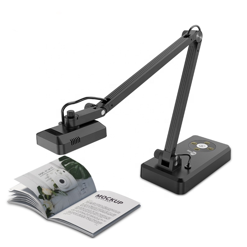 Document Camera Visualizer - พรีเซนเตอร์ภาพดิจิตอล 4K | เครื่องสแกนกล้องเอกสารแบบพกพาพร้อม OCR |