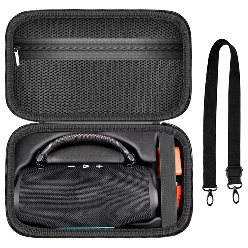 Bluetooth Speaker Waterproof - กระเป๋าเดินทางกันน้ำสำหรับชาร์จ 6 กล่องเก็บของพร้อมสายสะพายไหล่แบบพกพาสำหรับลำโพงบลูทูธ B-VVBC