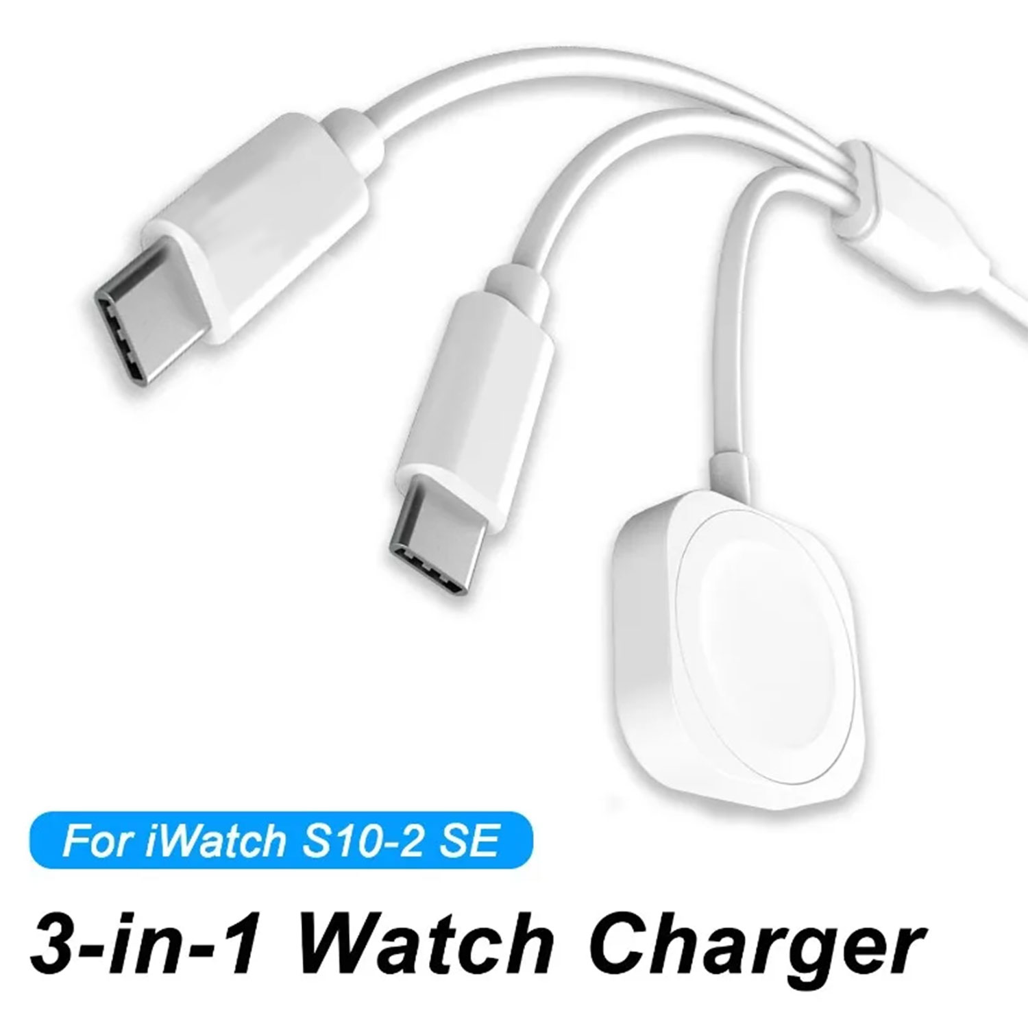 Magnetic Charging Cable - สายชาร์จแม่เหล็ก 3 in 1 สำหรับ iWatch