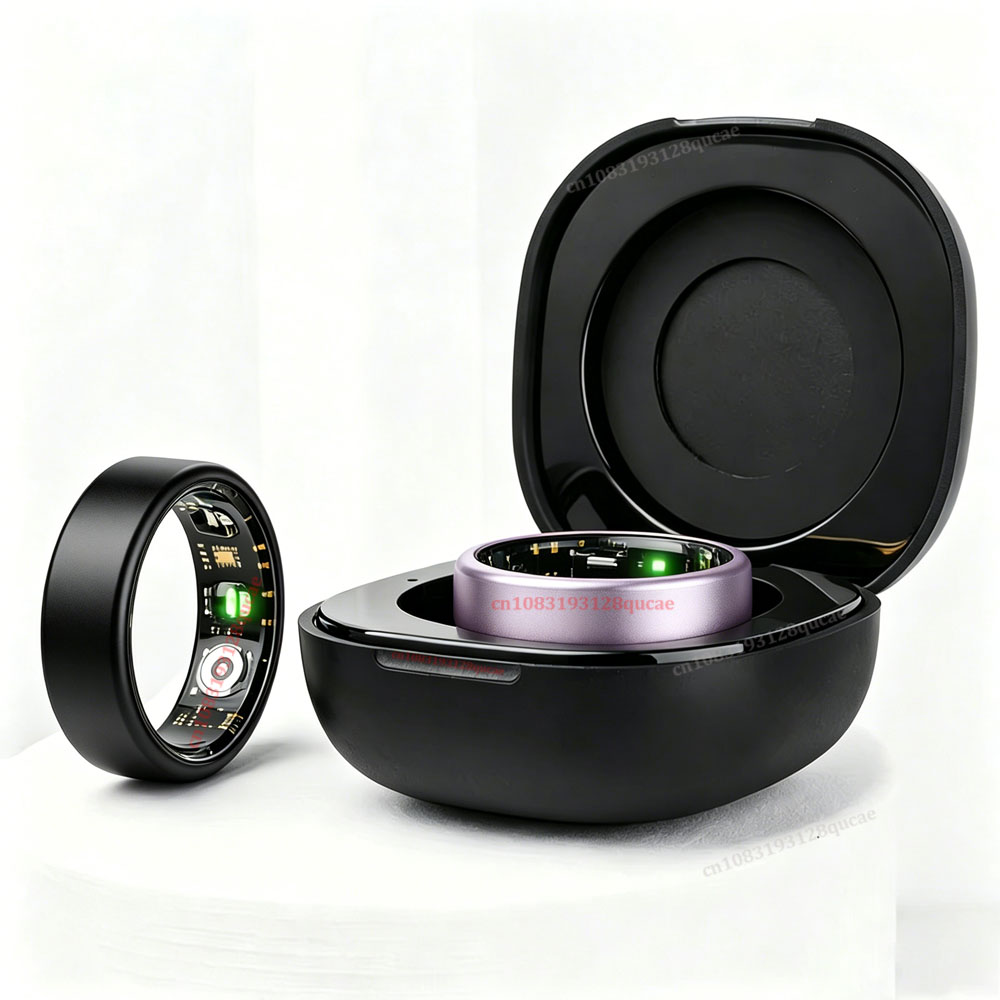 Smart Ring Health - R10 สมาร์ทริงพร้อมเคสชาร์จ แหวนหลากสี ผู้ชาย ผู้หญิง สุขภาพ