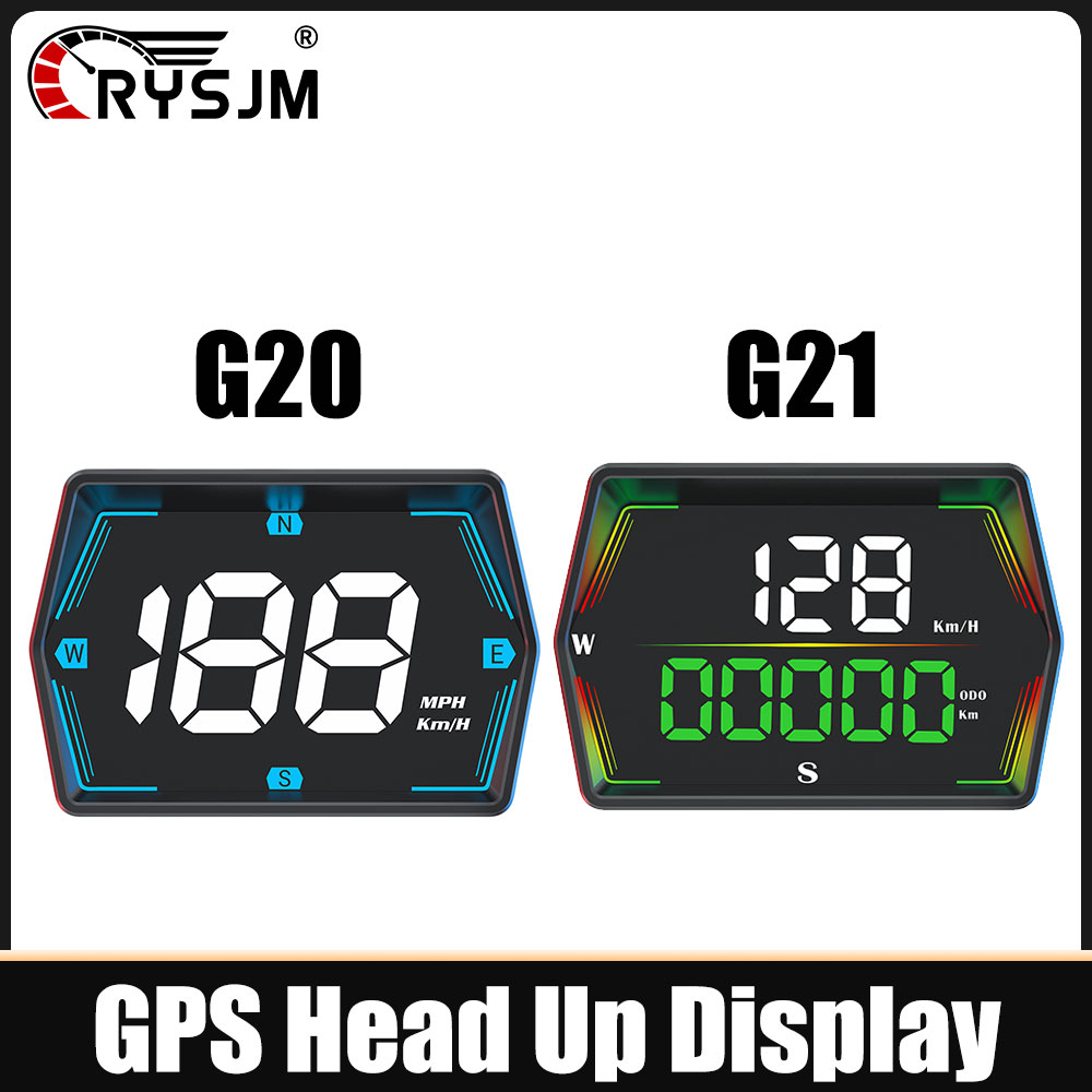 Electronics Gadgets Wholesale - จอแสดงผลบนกระจกหน้ารถยนต์ G20 G21 GPS แสดงความเร็วอัจฉริยะ HUD