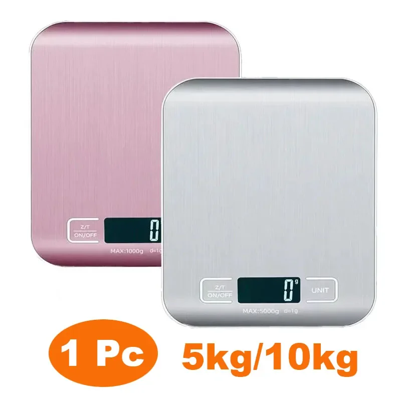 Kitchen Electronics Gadgets - เครื่องชั่งครัวแบบชาร์จไฟได้ จอแสดงผล LCD 5 กก./10 กก.