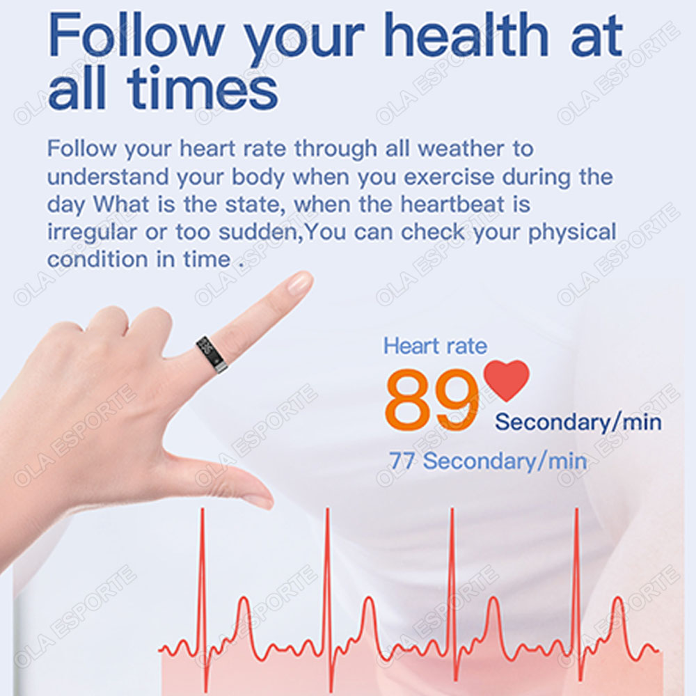 แหวนสมาร์ท SR08 พร้อมกล่องชาร์ - Smart Ring Health บทวิจารณ์และราคา