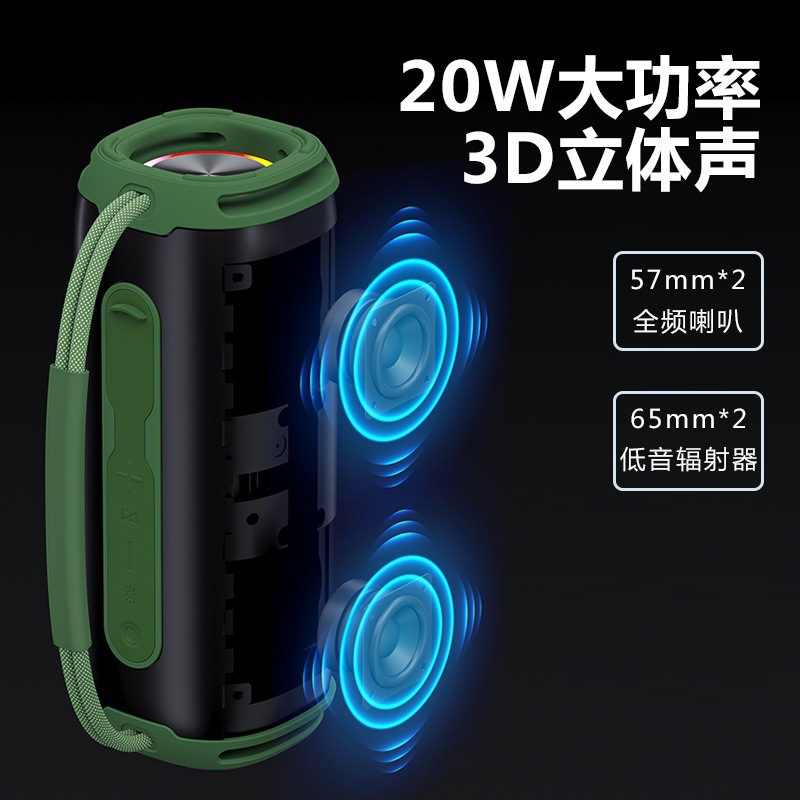 ลําโพงสมาร์ทแบบพกพากลางแจ้งลํา - Bluetooth Speaker Waterproof บทวิจารณ์และราคา