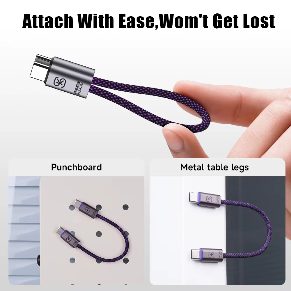 สายชาร์จแม่เหล็กแบบสั้น 240W ค - Magnetic Charging Cable บทวิจารณ์และราคา