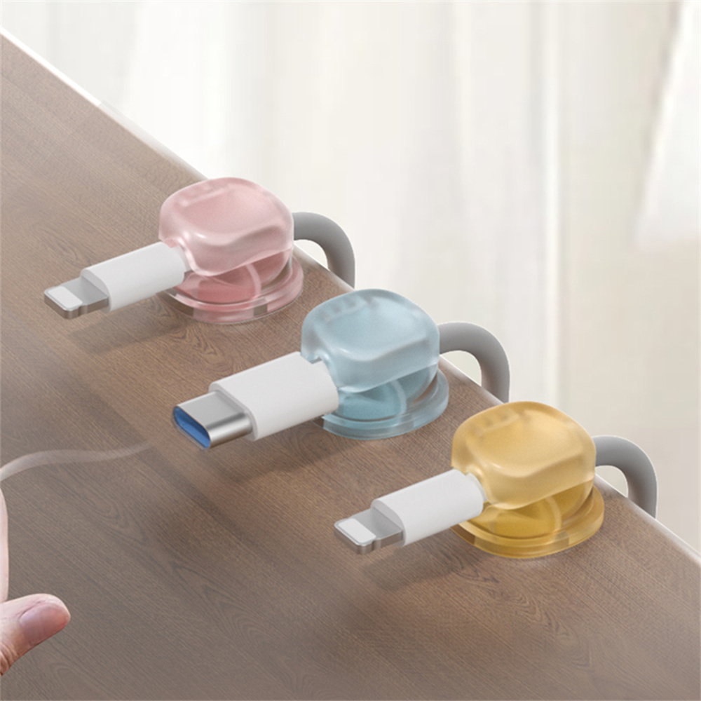 ที่เก็บสายแม่เหล็กโปร่งใส 3 สี - Magnetic Charging Cable บทวิจารณ์และราคา