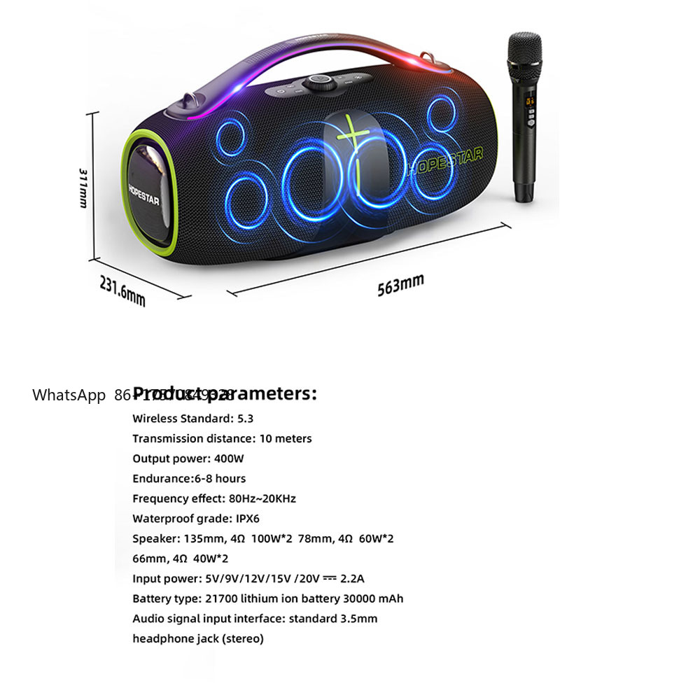 ลำโพงบลูทูธไร้สาย HOPESTAR A85 - Bluetooth Speaker Waterproof บทวิจารณ์และราคา