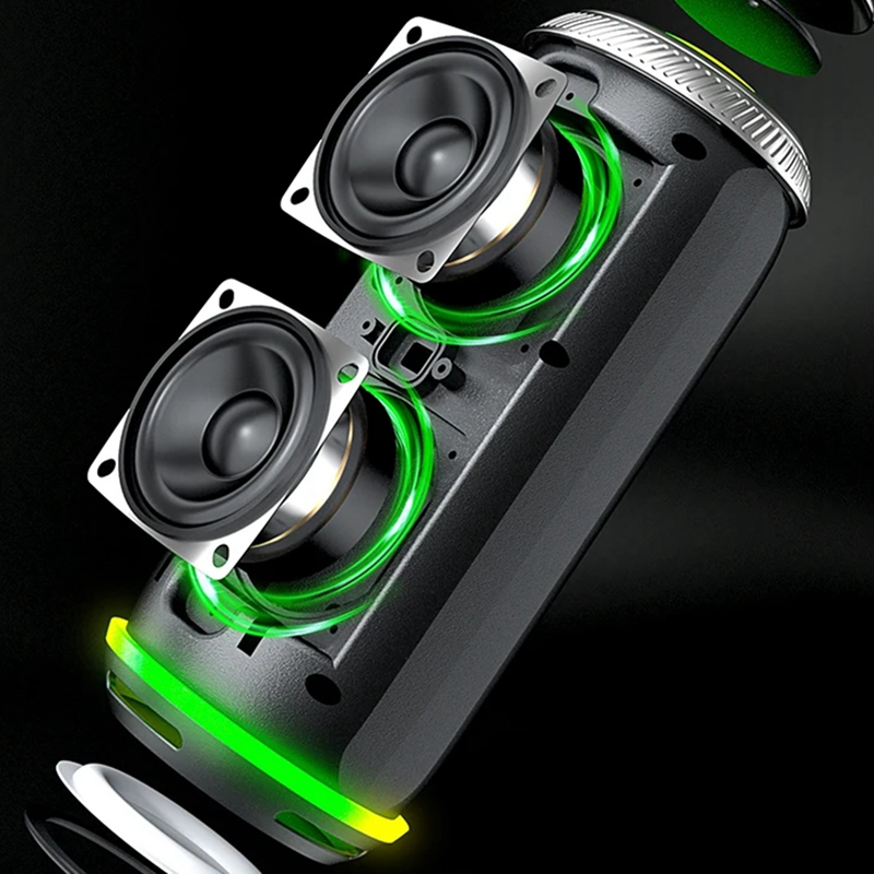 ลำโพงบลูทูธไร้สายสเตอริโอ 360  - Bluetooth Speaker Waterproof บทวิจารณ์และราคา