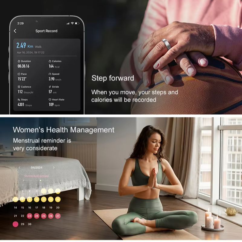 แหวนอัจฉริยะสำหรับผู้ชายและผู้ - Smart Ring Health บทวิจารณ์และราคา