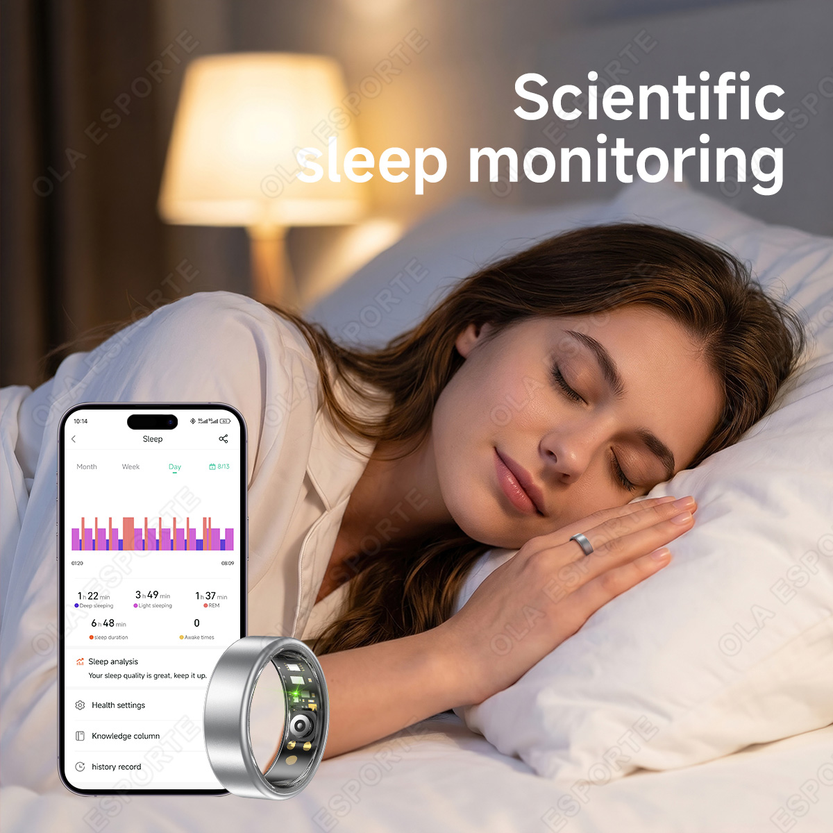 แหวนอัจฉริยะทุกขนาด (6-14) สำห - Smart Ring Health บทวิจารณ์และราคา