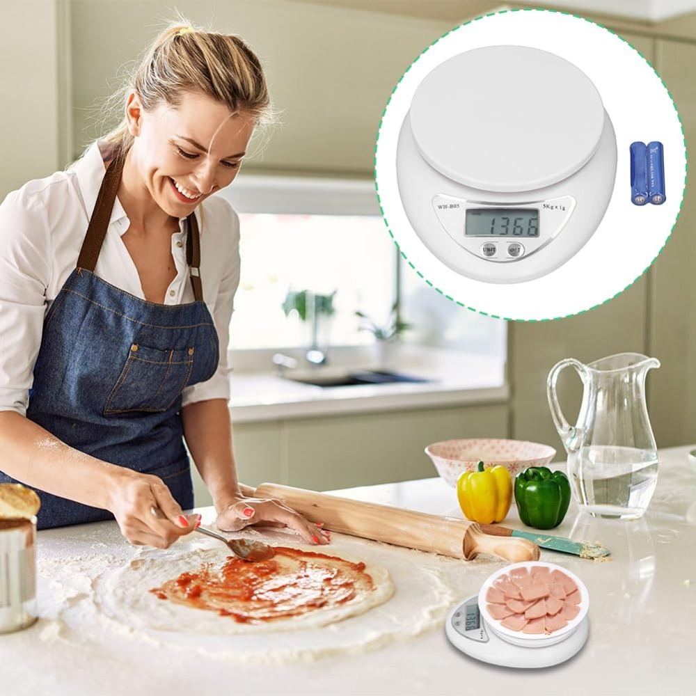 เครื่องชั่งดิจิตอลในครัว 5 กก. - Kitchen Electronics Gadgets บทวิจารณ์และราคา
