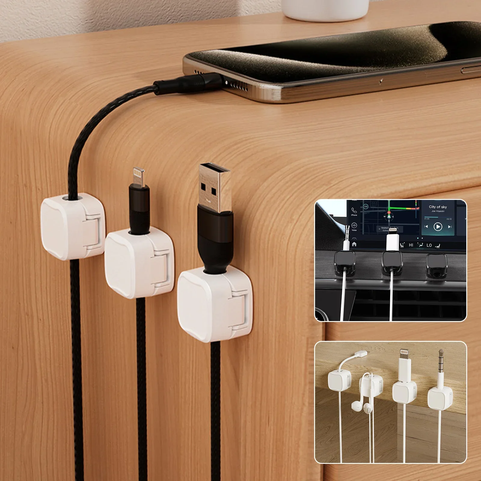 24/6PCS Magnetic CABLE Organiz - Magnetic Charging Cable บทวิจารณ์และราคา
