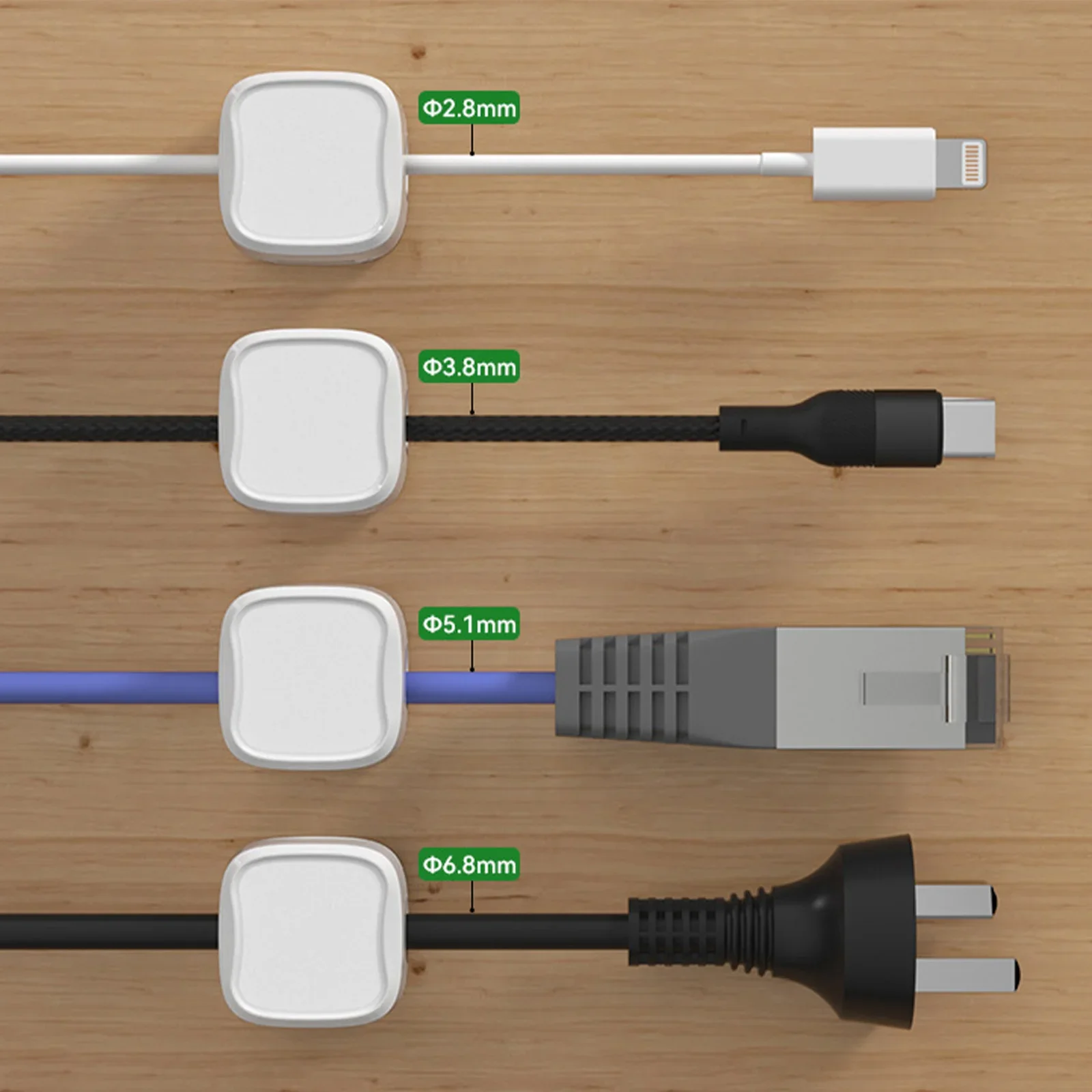 24/6PCS Magnetic CABLE Organiz - Magnetic Charging Cable บทวิจารณ์และราคา