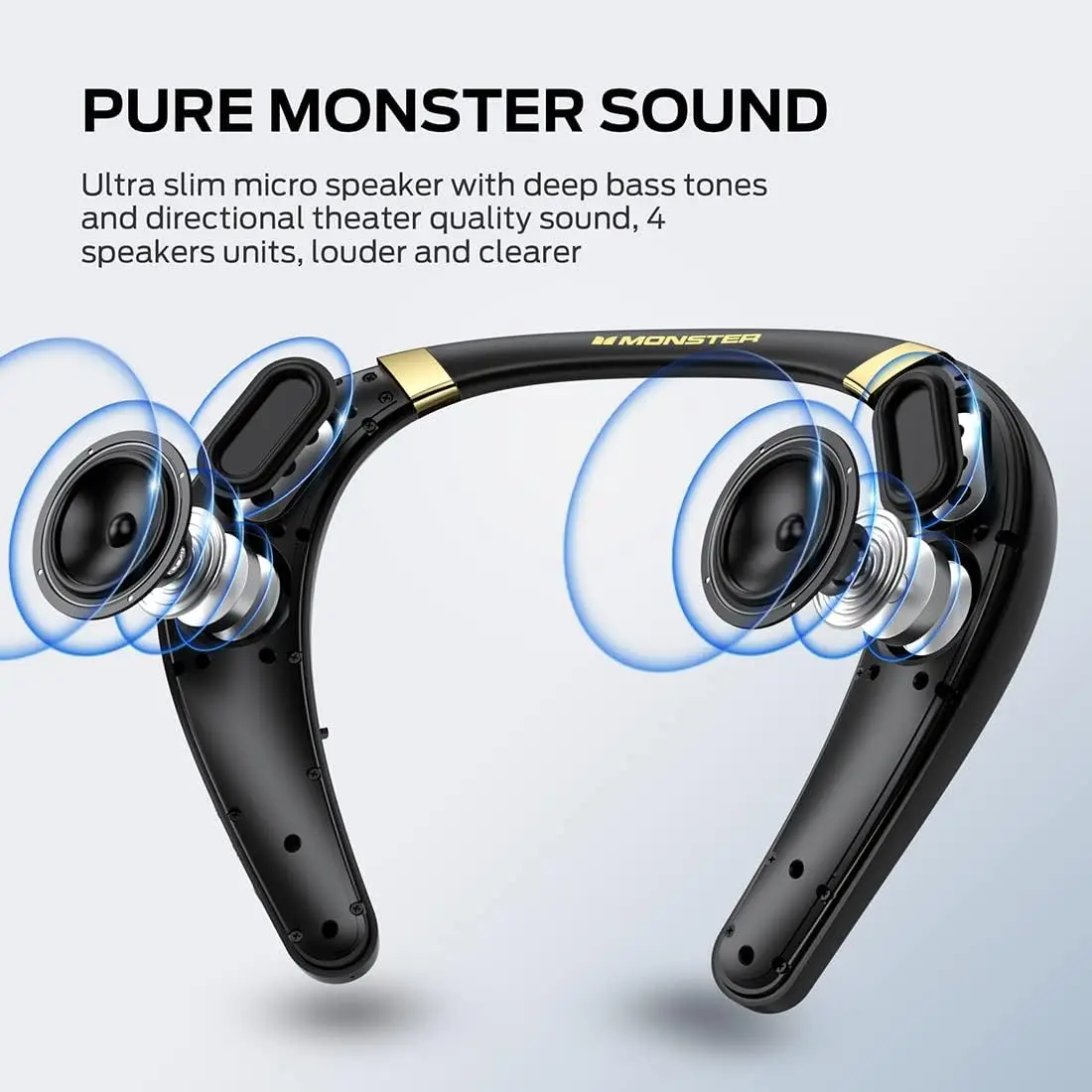 ลำโพงบลูทูธแบบคล้องคอ New Mons - Bluetooth Speaker Waterproof บทวิจารณ์และราคา