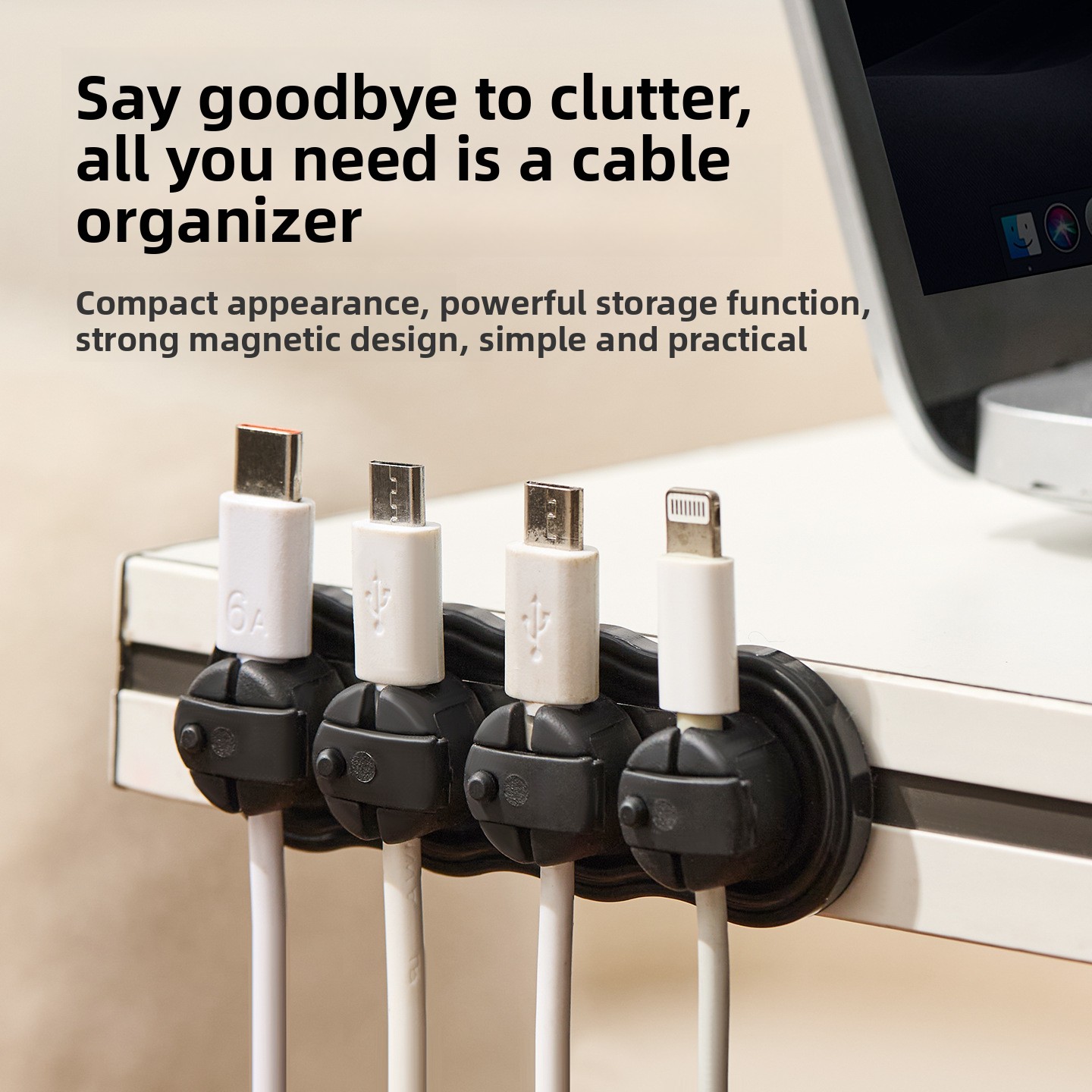 ที่เก็บสายเคเบิลแบบแม่เหล็กติด - Magnetic Charging Cable บทวิจารณ์และราคา