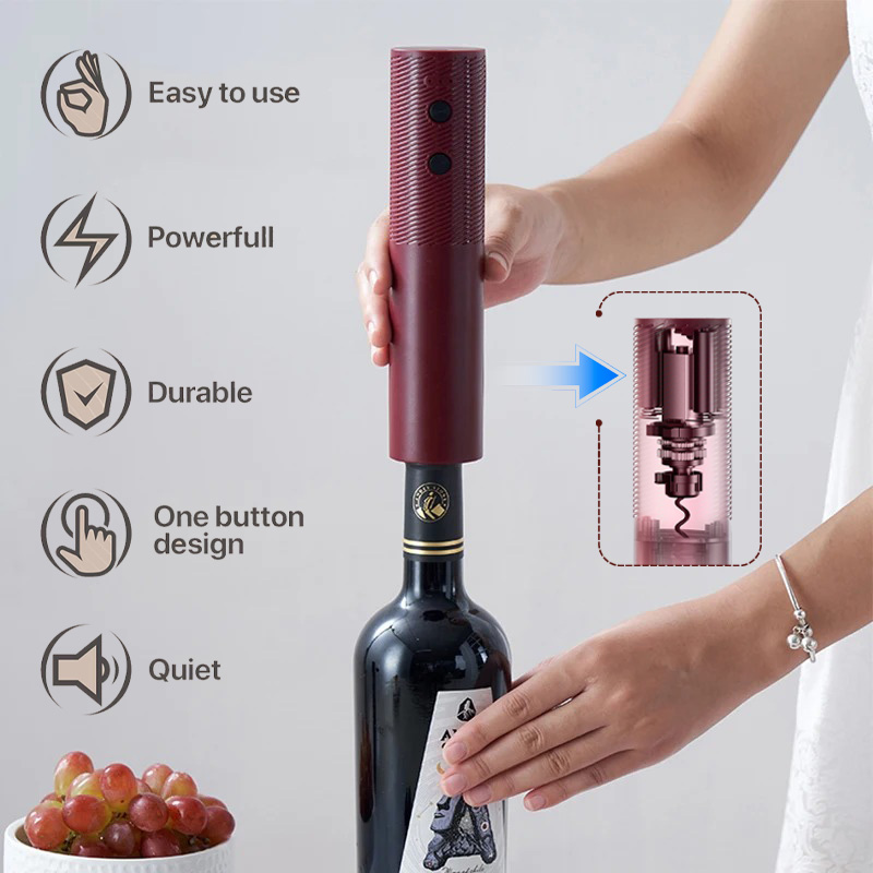 ที่เปิดขวดไวน์ไฟฟ้าอัตโนมัติสี - Kitchen Electronics Gadgets บทวิจารณ์และราคา