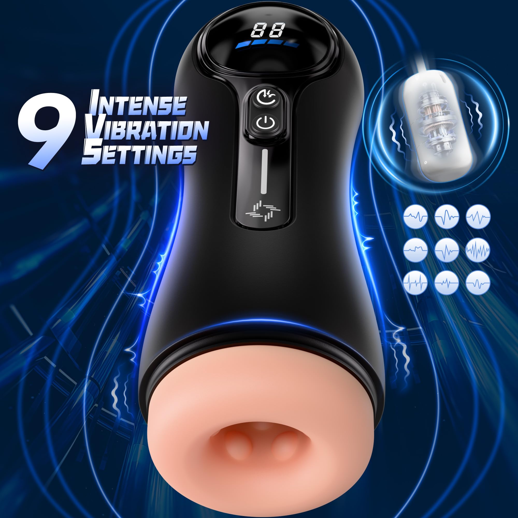 ชายMasturbatorอวัยวะเพศชายปั๊ม - Electronics Gadgets For Women บทวิจารณ์และราคา